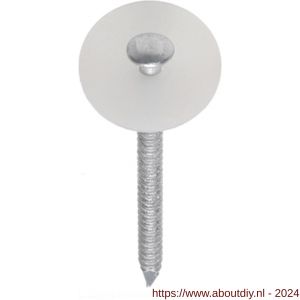 HJZ golfplaatnagel 4.5x70 mm bolle kop aluminium neopreen ring 11 mm - A40870011 - afbeelding 1