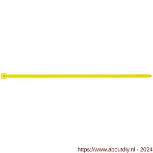 Index BN-AM kabelbinder geel 2.5x100 mm nylon - A40900735 - afbeelding 1