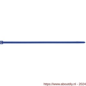 Index BN-AZ kabelbinder blauw 2.5x100 mm nylon - A40900740 - afbeelding 1