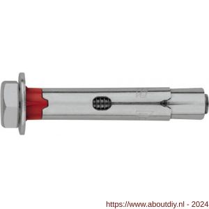 Index CH-A2 krachtkeilanker met zeskantbout M8x60 mm diameter 10 mm RVS A2 blister - A40900403 - afbeelding 1