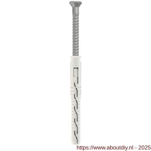 Klimas KPS-FAST-S kozijnplug nylon 10x200 mm platte kop PK Torx T 40 verzinkt ETA - A40897085 - afbeelding 2