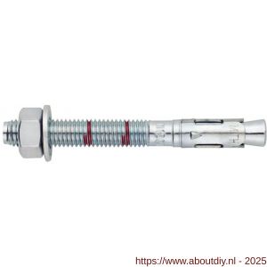 Index MTH doorsteekanker M6x90 mm diameter 6 mm verzinkt ETA optie 7 - A40900285 - afbeelding 1