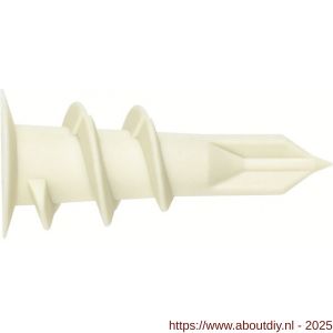 Index TAPLA NY gipsplaatschroefanker 12x33 mm nylon blister - A40900887 - afbeelding 2