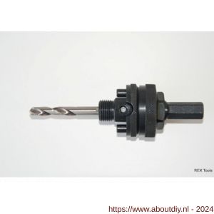 REX Powerlock houder voor gatzaag 32-152 mm zeskant 9,5 mm - A40841255 - afbeelding 1