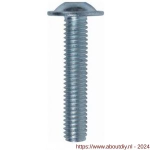 ASF laagbolkopschroef ISO7380-2 M6x30 mm RVS A4 - A40816474 - afbeelding 1
