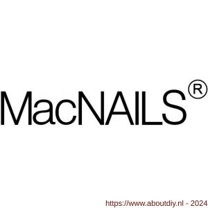 MacNails draadnagel 1.6x25 mm plat geruite kop PK verzinkt 5 kg - A40894522 - afbeelding 2