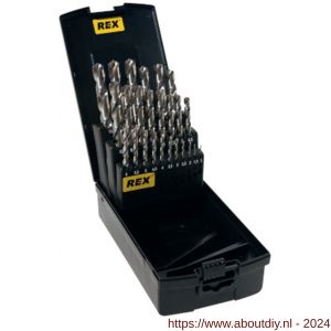 REX set SteelMaster HSS-G DIN 338 25 delig cassette - A40840040 - afbeelding 1