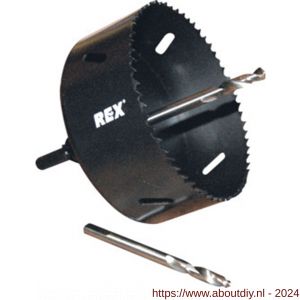REX gatzaag bi-metaal 102 mm zeskant - A40841166 - afbeelding 1