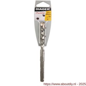 Diager Twister-Plus betonboor 14.0x1000 mm SDS Plus - A40877449 - afbeelding 3