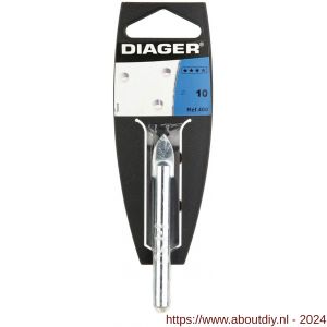 Diager glas- en tegelboor 10.0x80 mm - A40877618 - afbeelding 3
