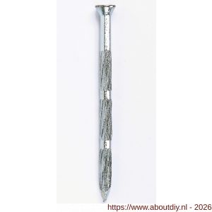 HJZ Profi ribnagel 2.7x40 mm plat-conisch kop verzinkt - A40870210 - afbeelding 1