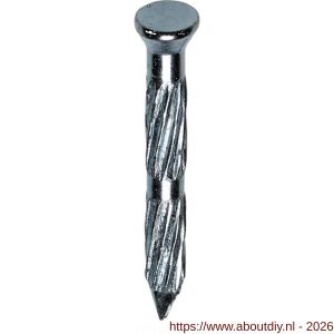 HJZ Z1 klisjesnagel 4.5x40 mm plat-conische kop verzinkt - A40870186 - afbeelding 1