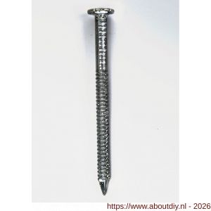 HJZ ringnagel 5.3x65 mm platte kop aluminium - A40870213 - afbeelding 1