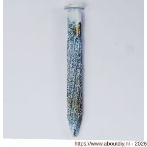 HJZ Z3 plintnagel 4.5 x40 mm platte kop geel verzinkt wit - A40870189 - afbeelding 1