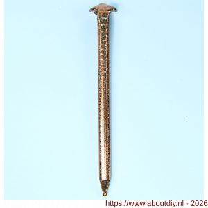 HJZ bootnagel vierkant schacht 2.4x32 mm vierslags kop piramide rood koper 1 kg - A40870000 - afbeelding 1