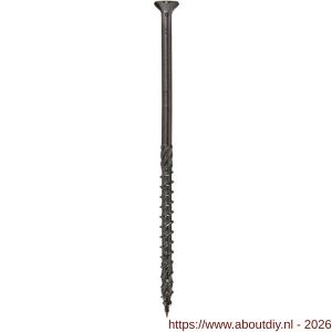 Klimas KMWHT houtbouwschroef 4.0x40 mm platverzonken kop Torx TX 20 SQ - A40897481 - afbeelding 1