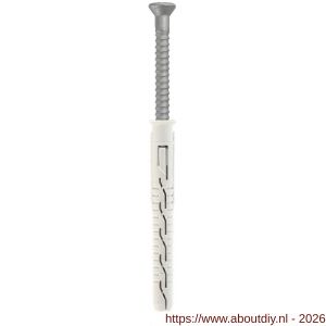 Klimas KPS-FAST-S kozijnplug nylon 10x300 mm platte kop PK Torx TX 40 verzinkt ETA - A40897088 - afbeelding 2