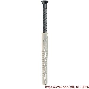 Klimas KPS-FAST-S kozijnplug nylon 10x300 mm platte kop PK Torx TX 40 verzinkt ETA - A40897088 - afbeelding 1