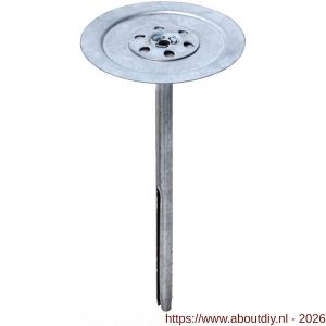 Klimas MLN stalen isolatiehouder 8x110 mm diameter 35 mm verzinkt - A40897042 - afbeelding 1