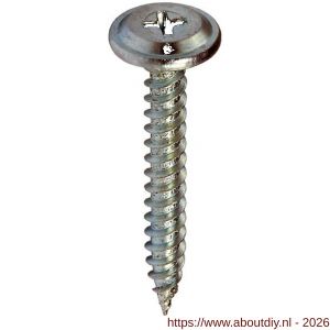 Klimas WPC framingschroef 4.2x13 mm waverhead scherpe punt Phillips PH 2 verzinkt - A40897388 - afbeelding 1