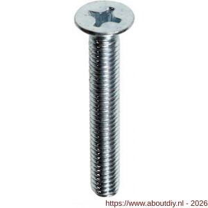 Steelies Ultimate metaalschroef DIN 965 M3x8 mm Pozidriv platverzonken kop PVK RVS A2 - A40865999 - afbeelding 1