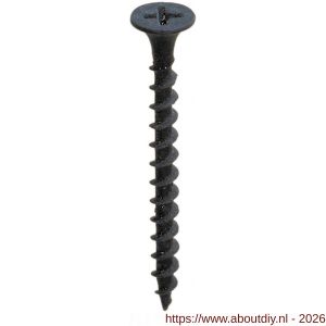 Steelies Ultimate gipsplaatschroef grove draad 3,9x25 mm - A40861512 - afbeelding 1