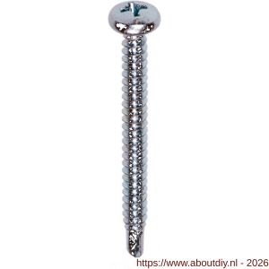 Steelies Ultimate boorschroef DIN 7504N 3,5x9,5 mm bolcilinderkop CK verzinkt - A40861432 - afbeelding 1