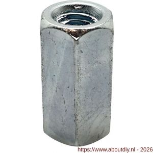 Steelies Ultimate zeskantverbindingsmoer DIN 6334 M12 SW19x36 mm verzinkt - A40860538 - afbeelding 1