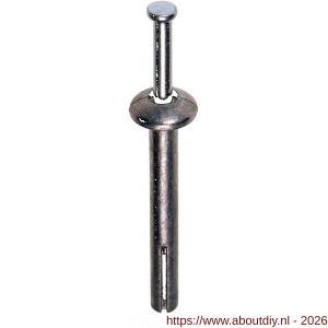 Steelies Ultimate slagplug 6x30 mm cilinderkraag zink-aluminium - A40860698 - afbeelding 1