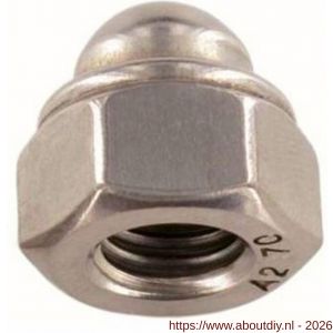 Steelies Ultimate dopmoer DIN 986 nyloc M4 RVS A2 - A40860391 - afbeelding 1