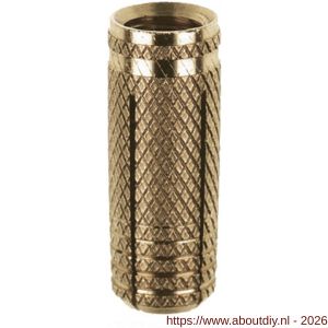 Tox Metrix messing spreidplug M6x22 mm kleine verpakking - A40896317 - afbeelding 1