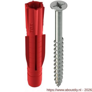Tox Tri universeel plug 6x36 mm met schroef - A40896145 - afbeelding 1