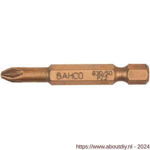 Bahco 63D/50PZ bit 1/4 inch diamant 50 mm Pozidriv PZ 3 5 delig - A33001187 - afbeelding 1
