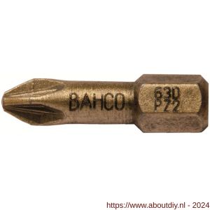 Bahco 63D/PZ bit 1/4 inch 25 mm Pozidriv PZ 2 diamant 5 delig - A33001189 - afbeelding 1