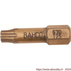Bahco 63D/T bit 1/4 inch 25 mm Torx T 20 diamant 5 delig - A33001370 - afbeelding 1