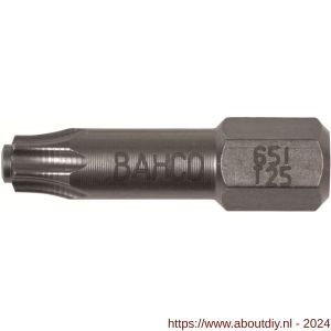 Bahco 65I/T bit 1/4 inch 25 mm Torx T 25 RVS 5 delig - A33001383 - afbeelding 1