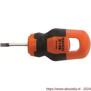 Bahco B195 schroevendraaier Stubby 6.0x1.2x2 mm - A33007268 - afbeelding 1