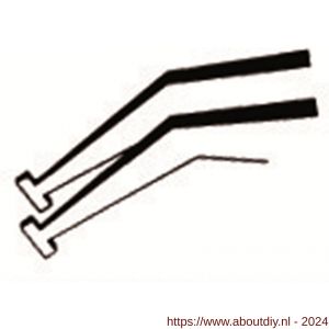 Bahco 5544AM SMD pincet RVS AM 5544 - A33008114 - afbeelding 2