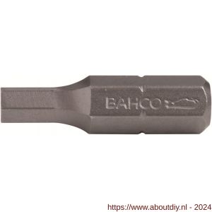 Bahco 59S/H bit 1/4 inch 25 mm HEX 1/8 inch 5 delig - A33000913 - afbeelding 1