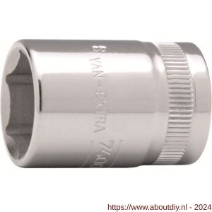 Bahco 7400SM dopsleutel 3/8 inch zeskant 20 mm - A33002815 - afbeelding 1
