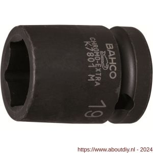 Bahco K7801M krachtdopsleutel 1/2 inch 24 mm - A33003618 - afbeelding 1
