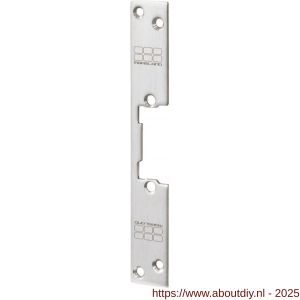 Maasland 11LP korte sluitplaat RVS inclusief doosje - A11301604 - afbeelding 1