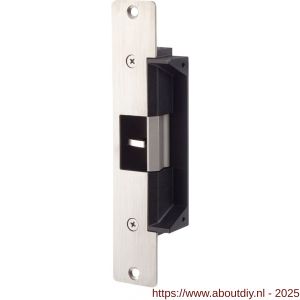 Maasland 320PTU elektrische deuropener universeel korte sluitplaat 12-24 V AC-DC dagschootsignalering voor - A11300137 - afbeelding 1