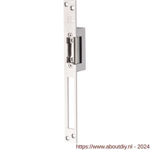 Maasland R10U elektrische deuropener ruststroom lange sluitplaat 12 V-24 V - A11300259 - afbeelding 1
