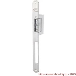 Maasland API17U elektrische deuropener arbeidsstroom lange afgeronde sluitplaat 10-24 V AC-DC vrijzetpal impulsontgrendeling - A11301583 - afbeelding 1