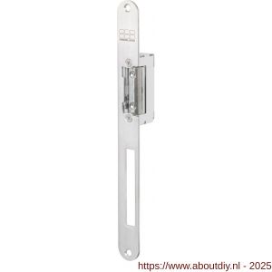 Maasland SP17U elektrische deuropener arbeidsstroom lange afgeronde sluitplaat 10-24 V AC-DC vrijzetpal - A11301589 - afbeelding 1