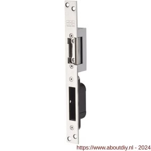 Maasland R15U elektrische deuropener ruststroom lange sluitplaat 12-24 V - A11300848 - afbeelding 1
