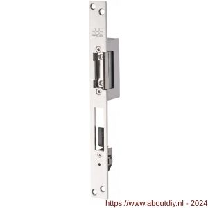 Maasland R18U elektrische deuropener ruststroom lange sluitplaat 12-24 V - A11300849 - afbeelding 1