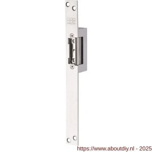 Maasland API19U elektrische deuropener arbeidsstroom lange dichte sluitplaat blind 10-24 V AC-DC vrijzetpal impulsontgrendeling - A11300169 - afbeelding 1