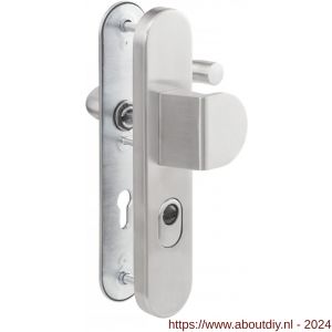 Maasland E-D1102-RGK veiligheids deurbeslag greep-kruk PC 72 RVS SKG*** - A11300775 - afbeelding 1